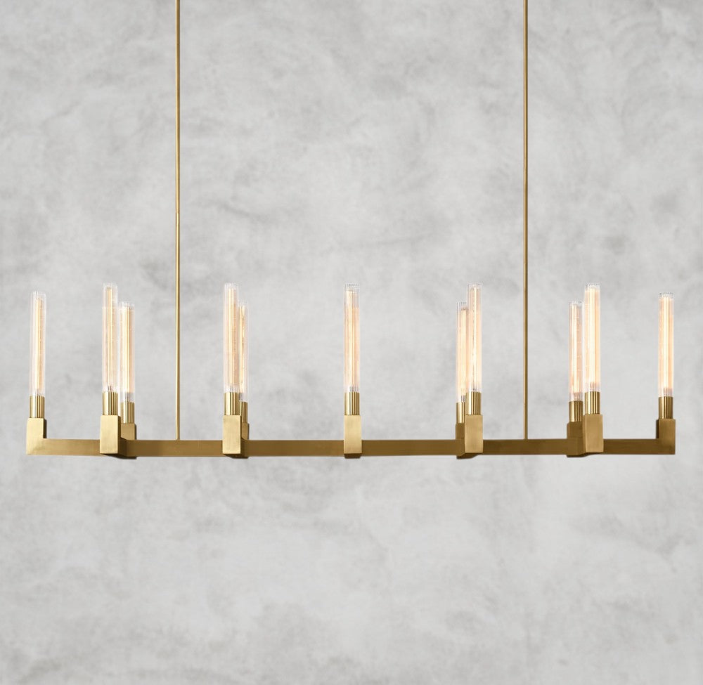 Cannele Linear Chandelier 55", 67"